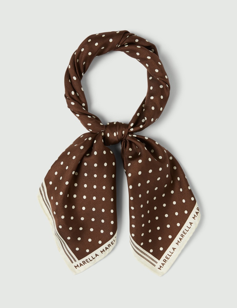 Foulard aus Seide mit Tupfen - Marella