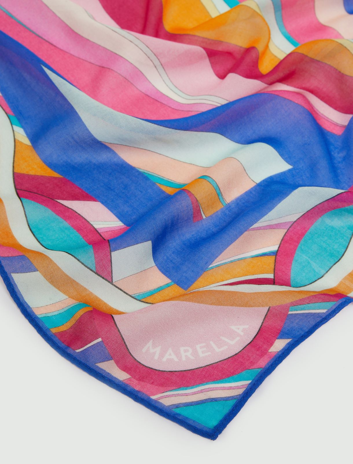 Silk-blend shawl - FUCHSIA - Marella - 2