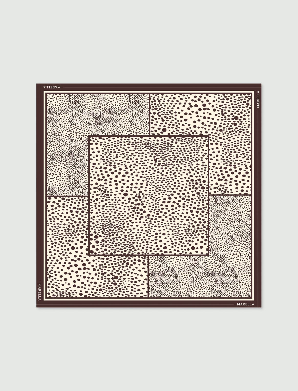 Animal-print wool shawl - CREAM - Marella - 4