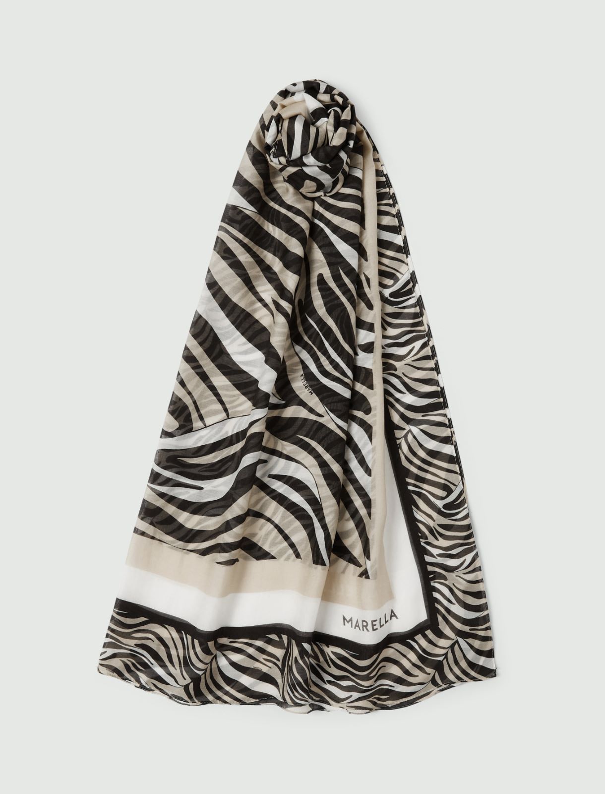 Schultertuch aus einem Seidenmischgewebe - BEIGE - Marella