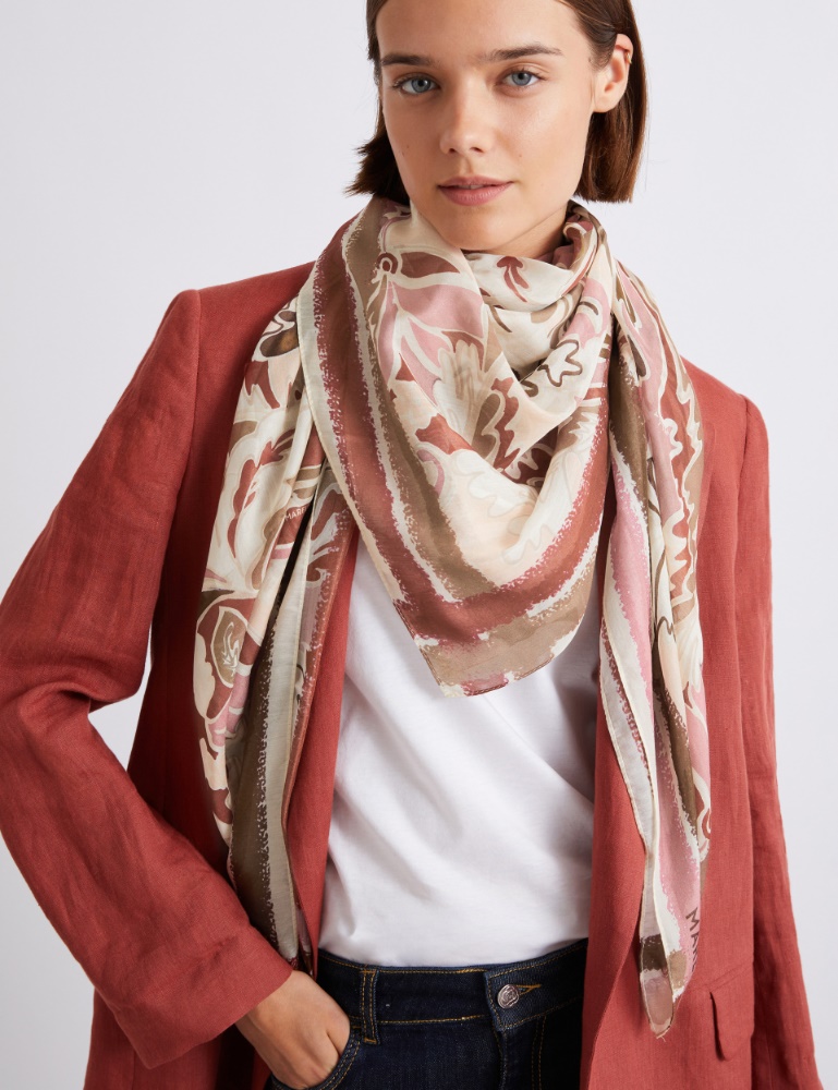 Schultertuch aus einem Seidenmischgewebe - Marella