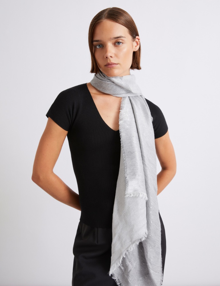 Micro-sequin stole - Marella