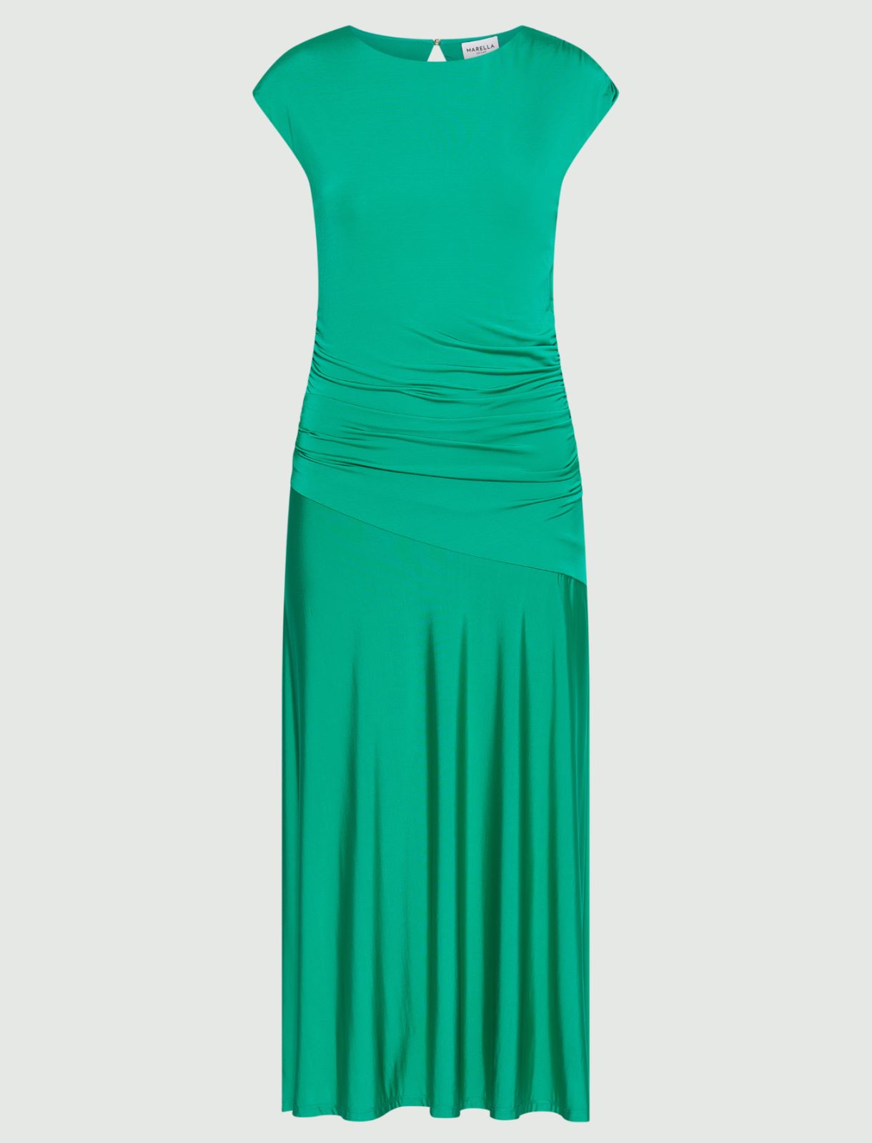 Jersey midi dress - EMERALD - Marella