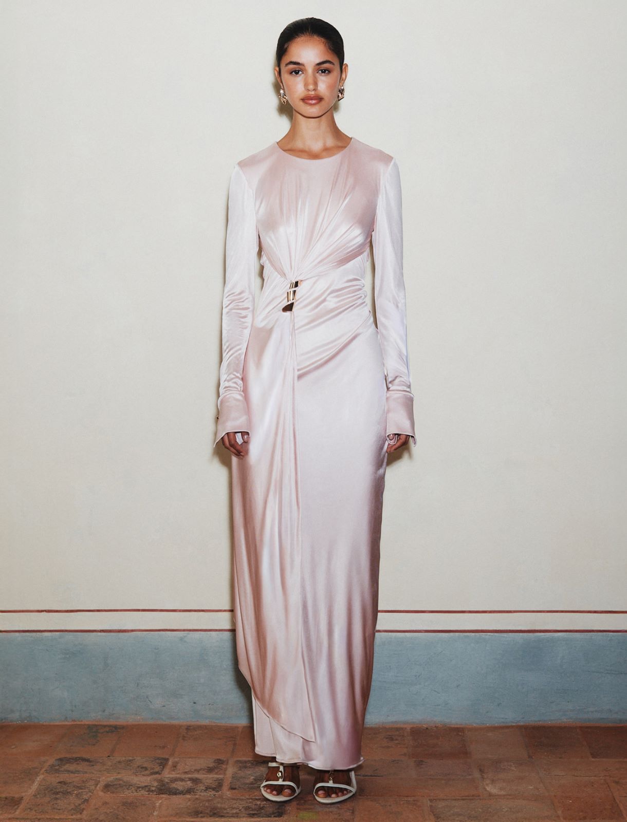 Abito in jersey con drappeggio - ROSA - Marella - 2