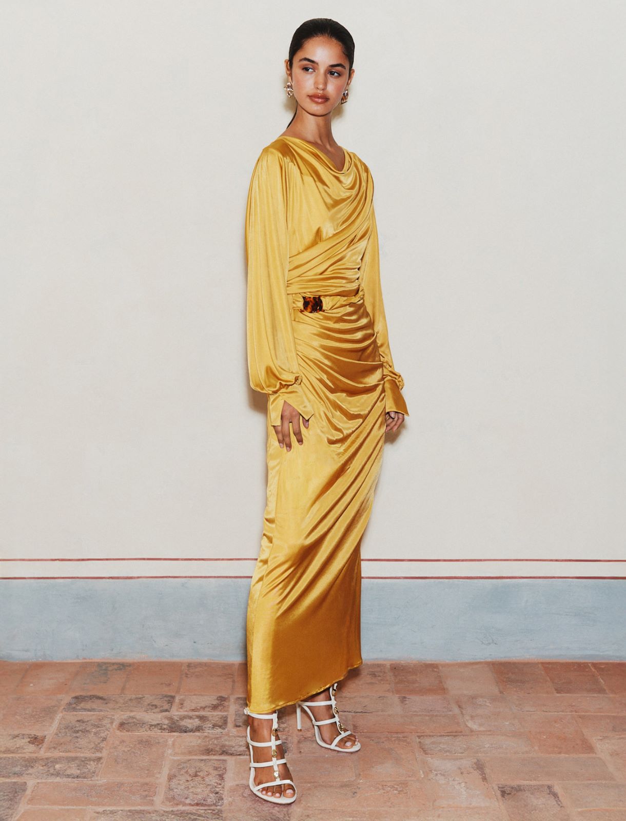 Long jersey dress - SAFFRON - Marella - 4