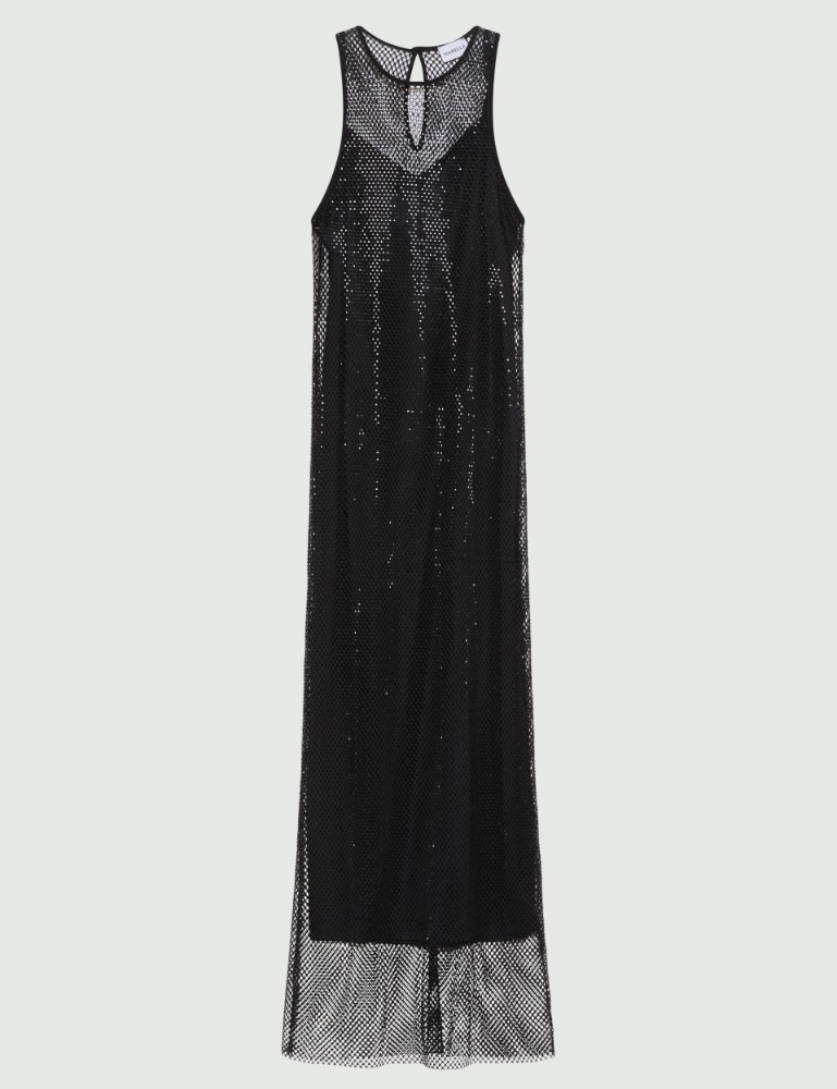 Robe sans manches en mesh strass - Marella