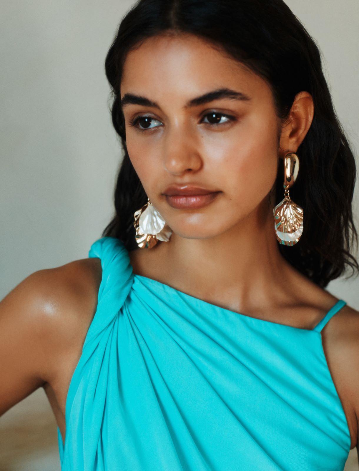 Robe en jersey stretch - TURQUOISE - Marella - 5