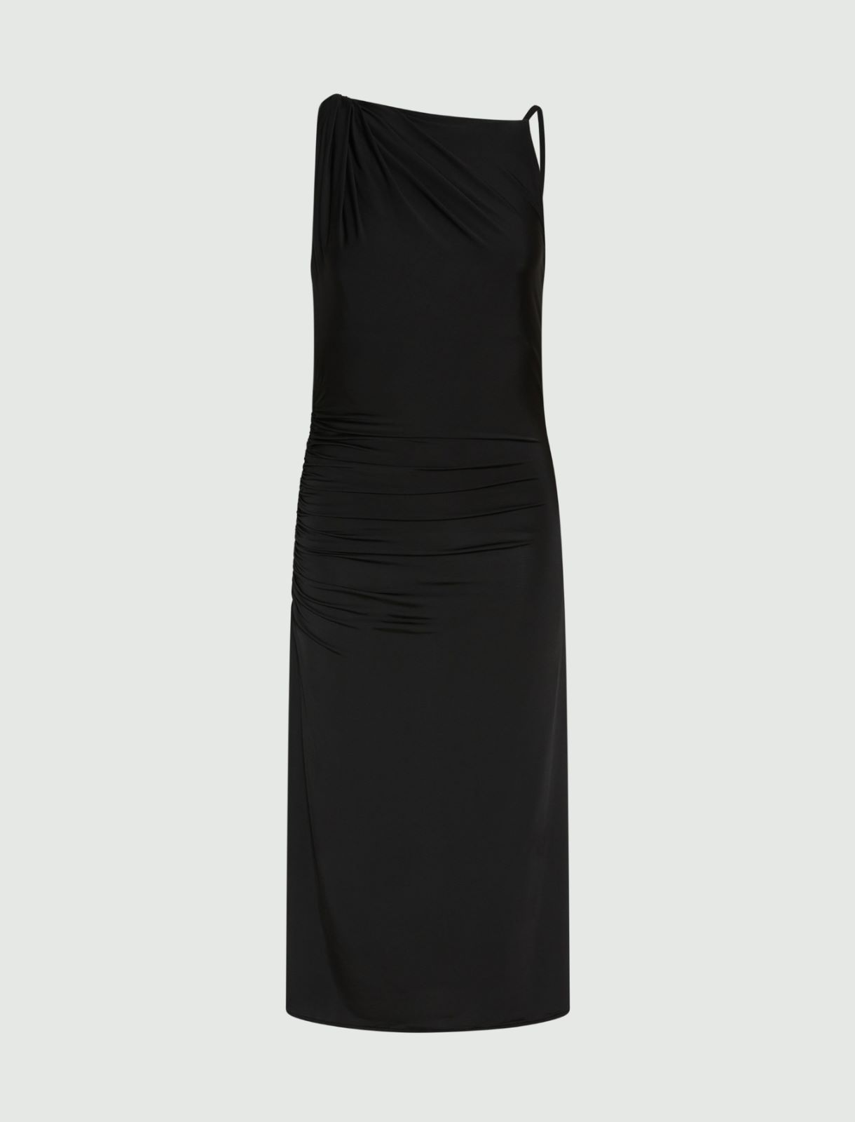 Kleid aus Stretchjersey - SCHWARZ - Marella