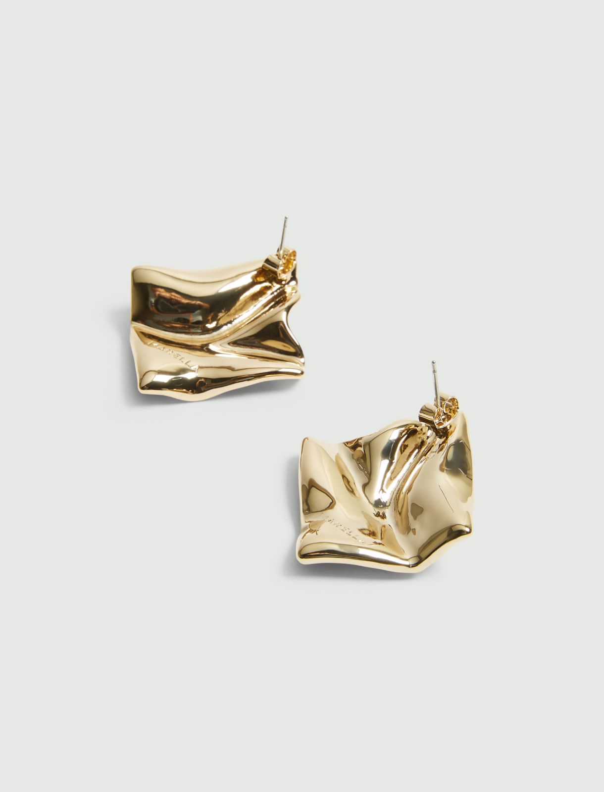 Hammered earrings - Gold - Marella - 2