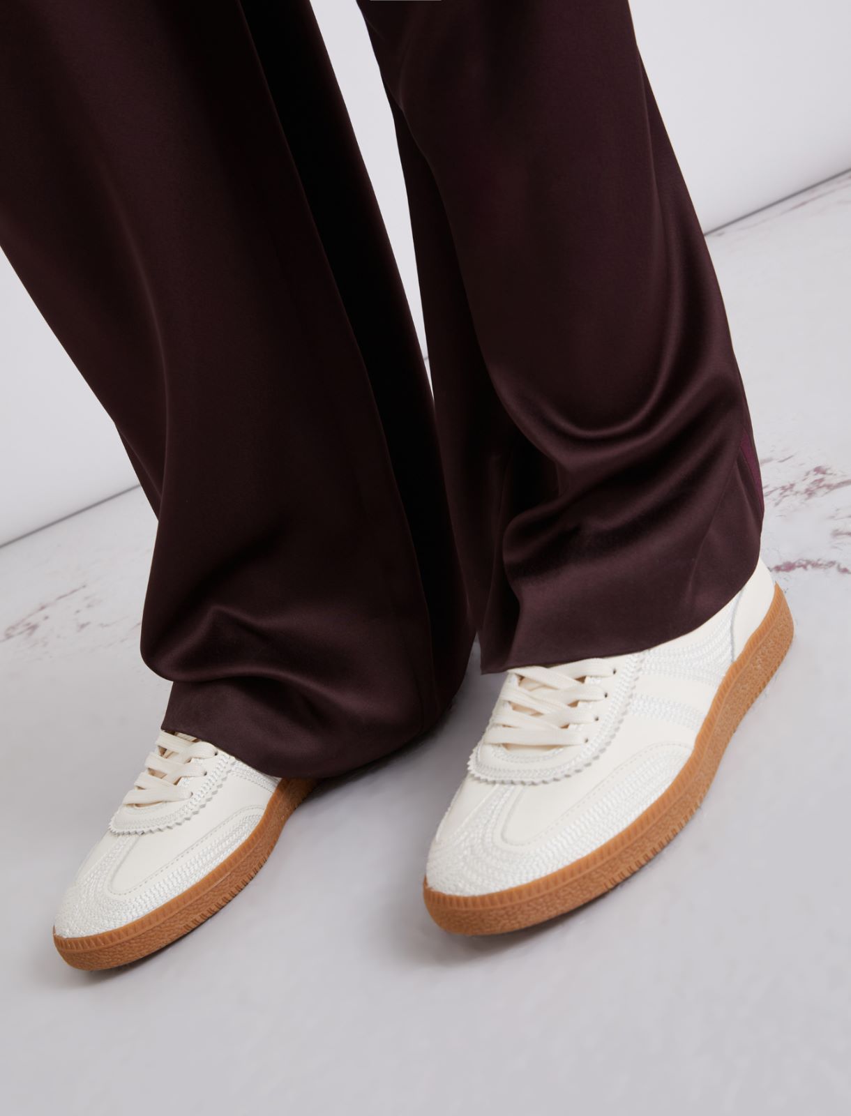 Embroidered sneakers - WHITE - Marella - 5