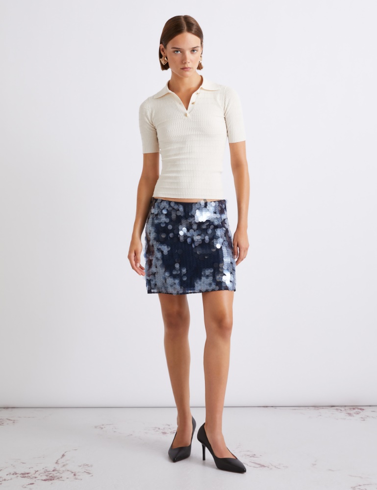 Short sequinned skirt - Marella