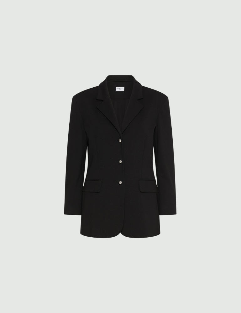 Single-breasted stretch jersey blazer - Marella