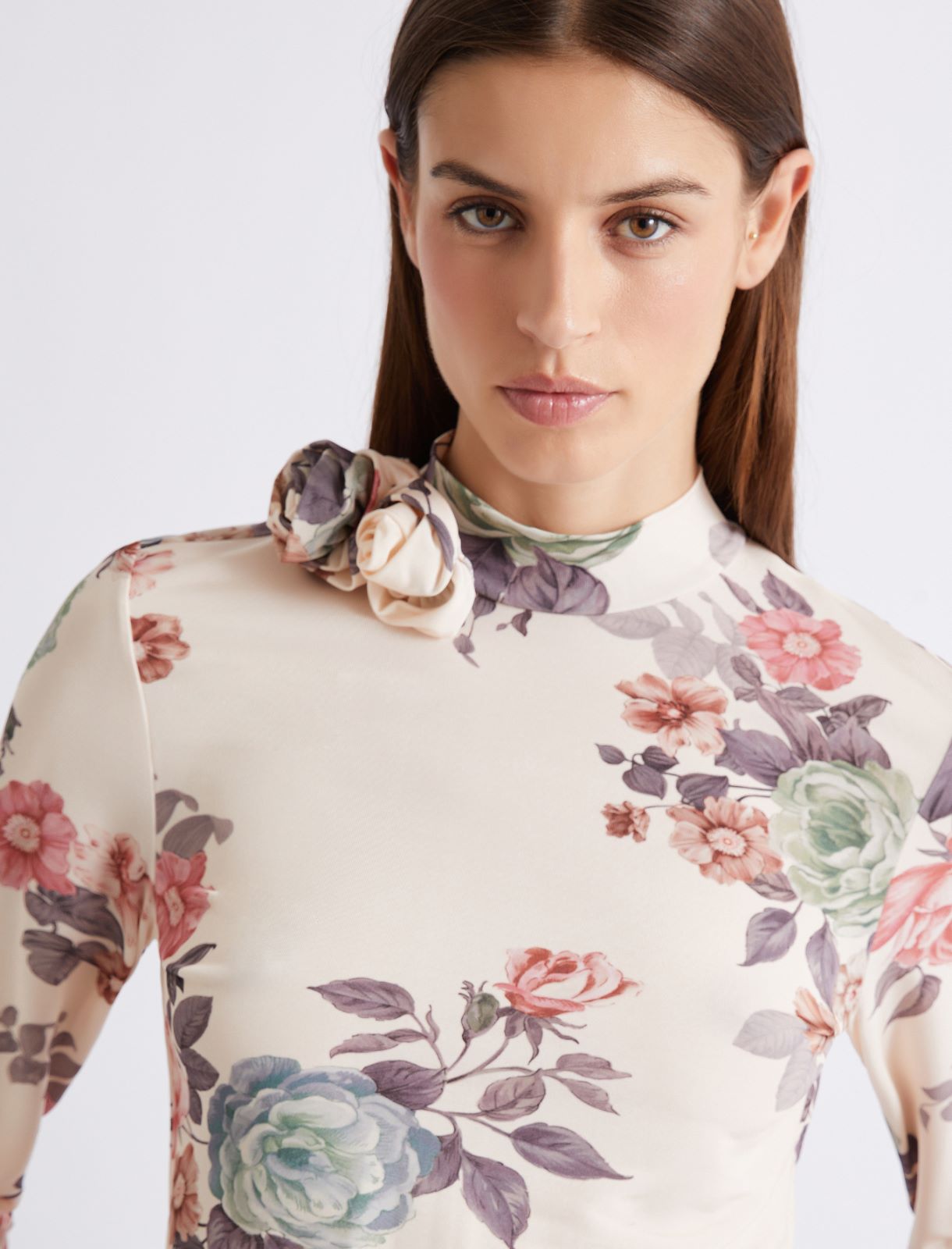 Printed jersey T-shirt - Powder - Marella - 5