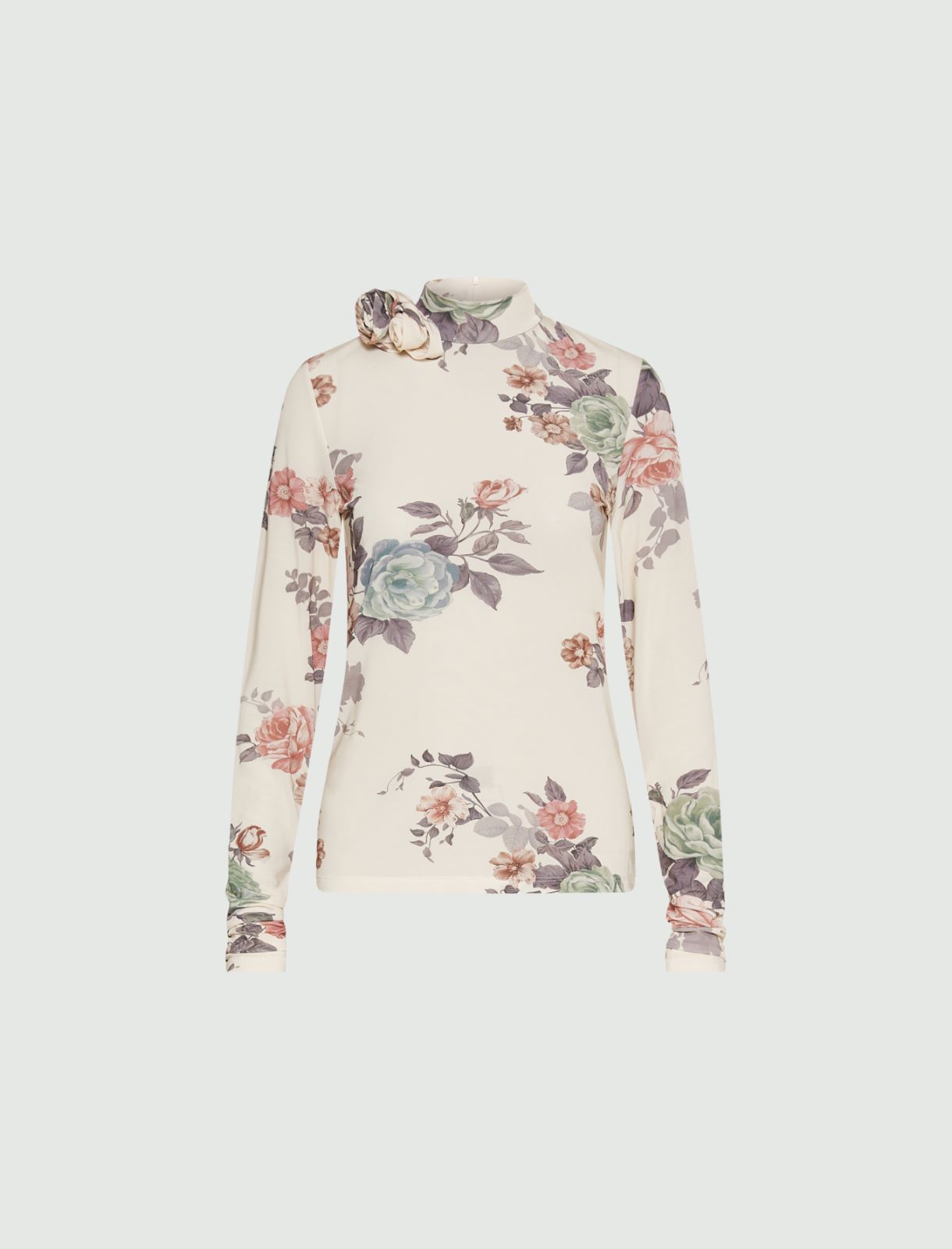 Printed jersey T-shirt - Powder - Marella