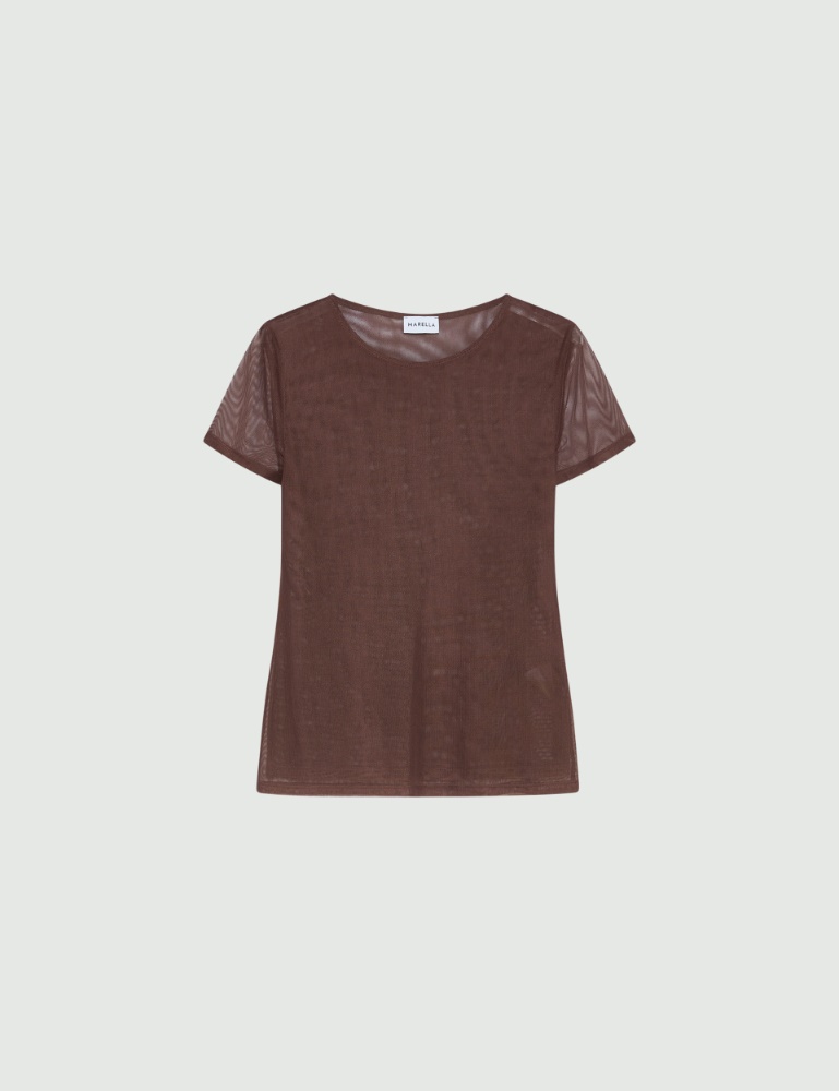 T-shirt en tulle stretch - Marella