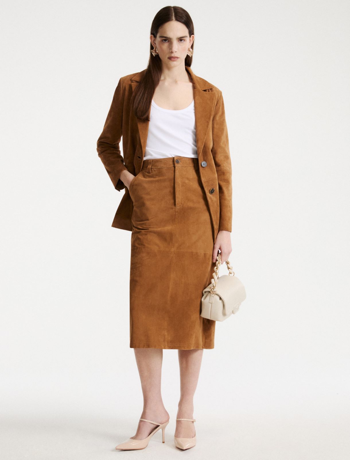 Rib-knit jersey top - WHITE - Marella - 2