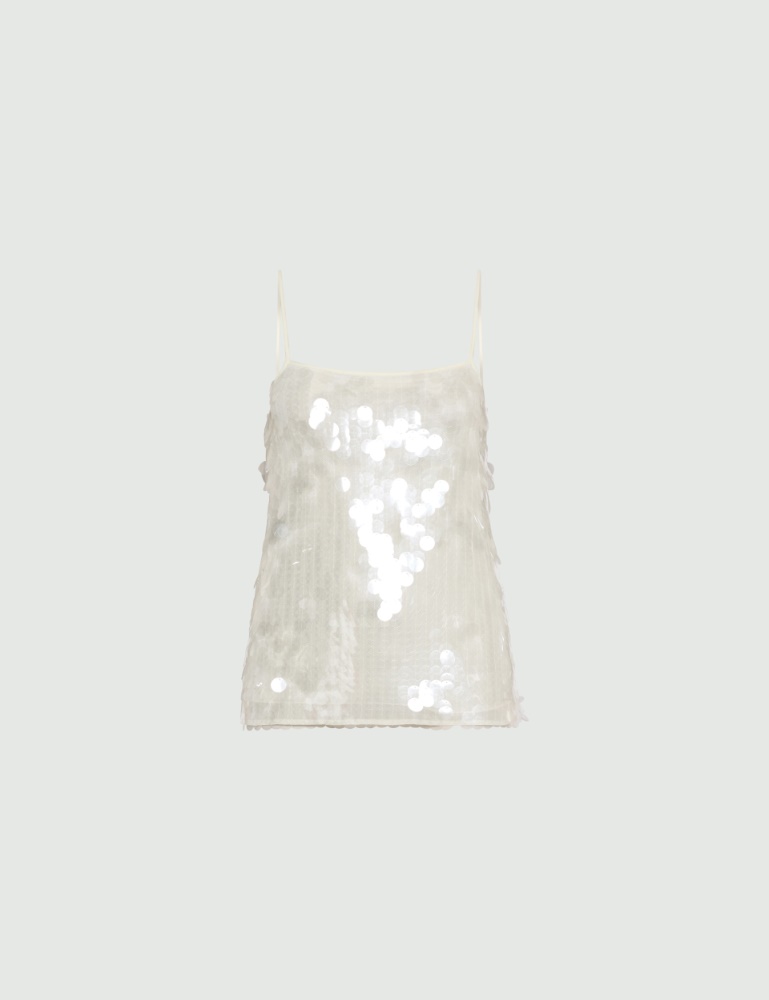 Sequinned slip top - Marella