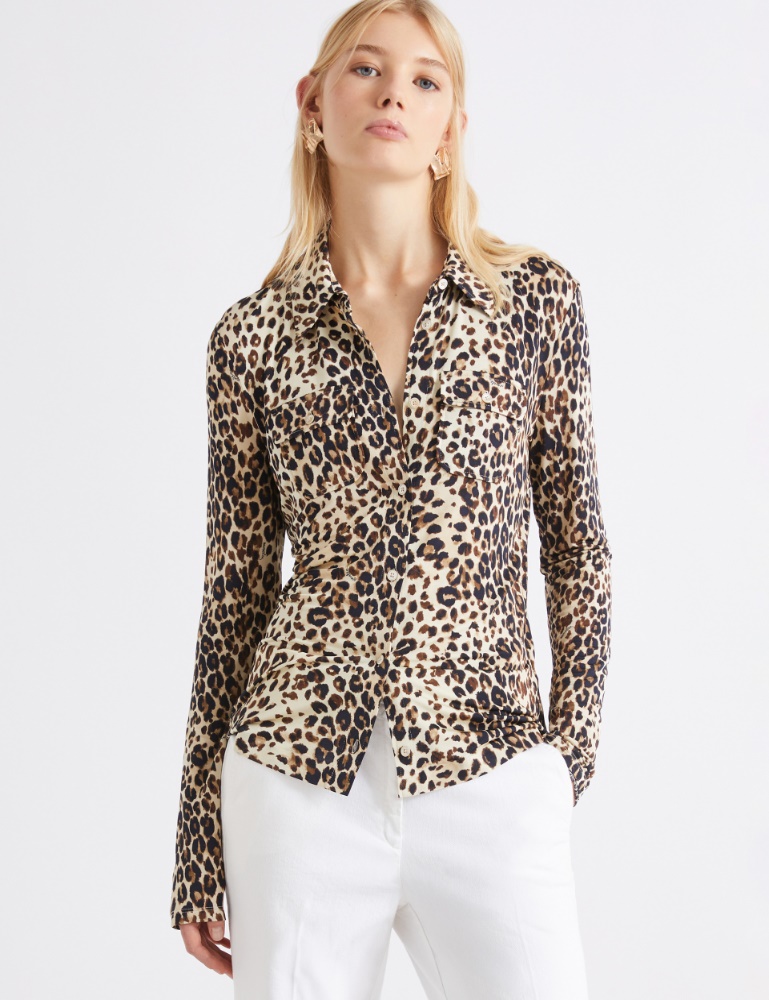 Slim-fit jersey shirt - Marella