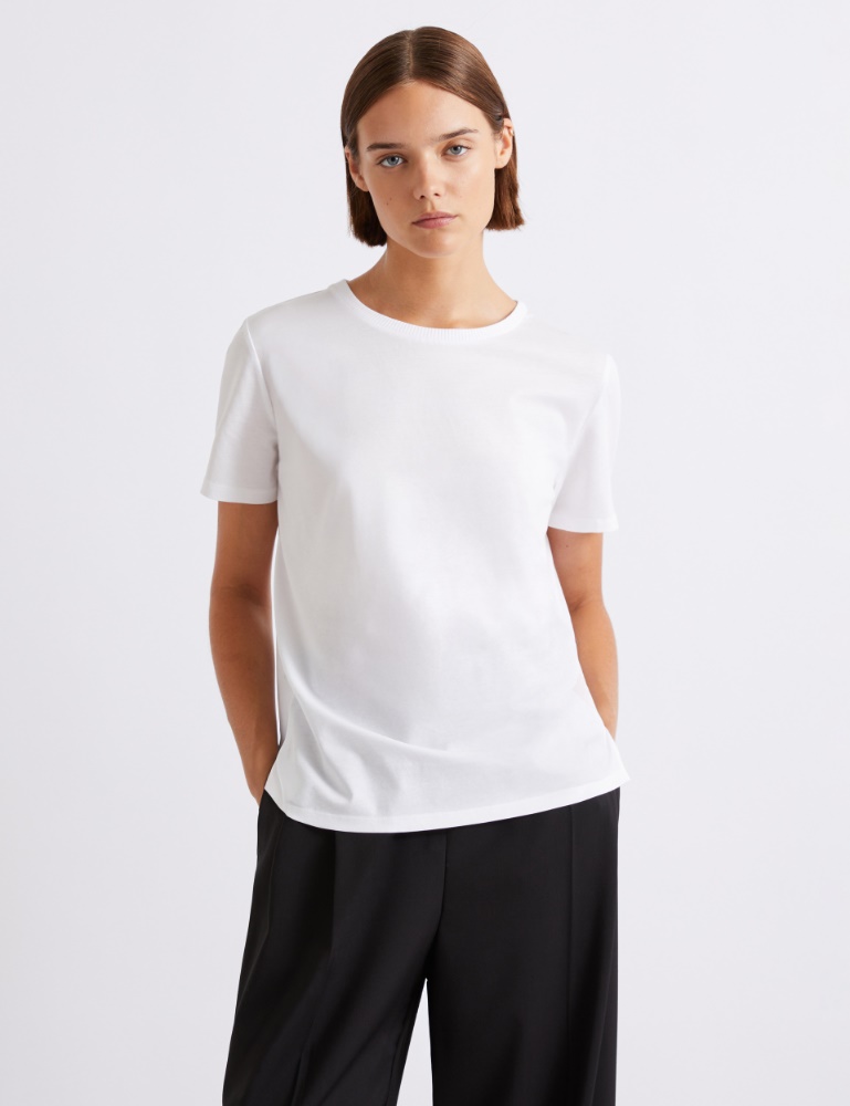 Pure cotton jersey T-shirt - Marella