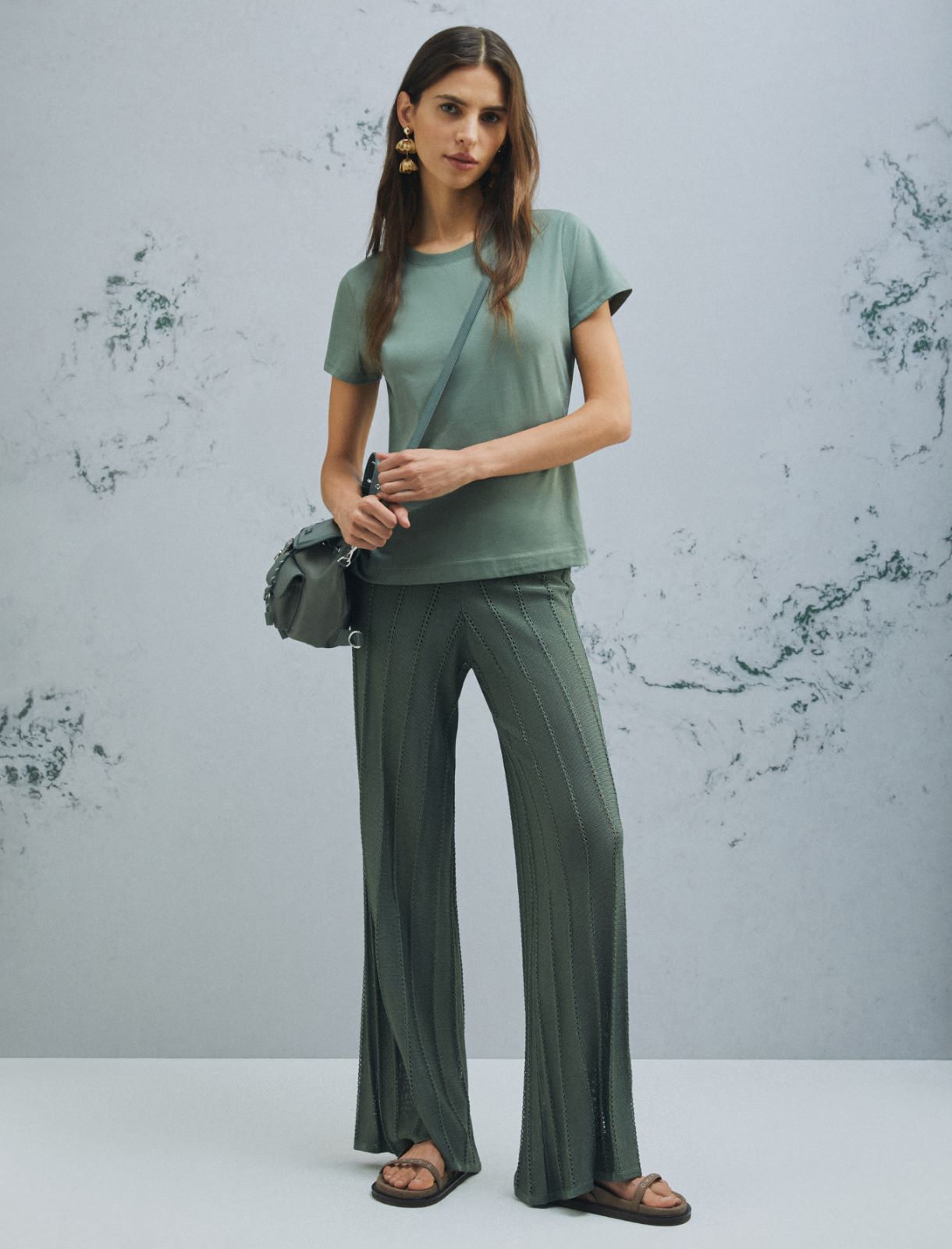 Pure cotton T-shirt - GREEN - Marella - 2