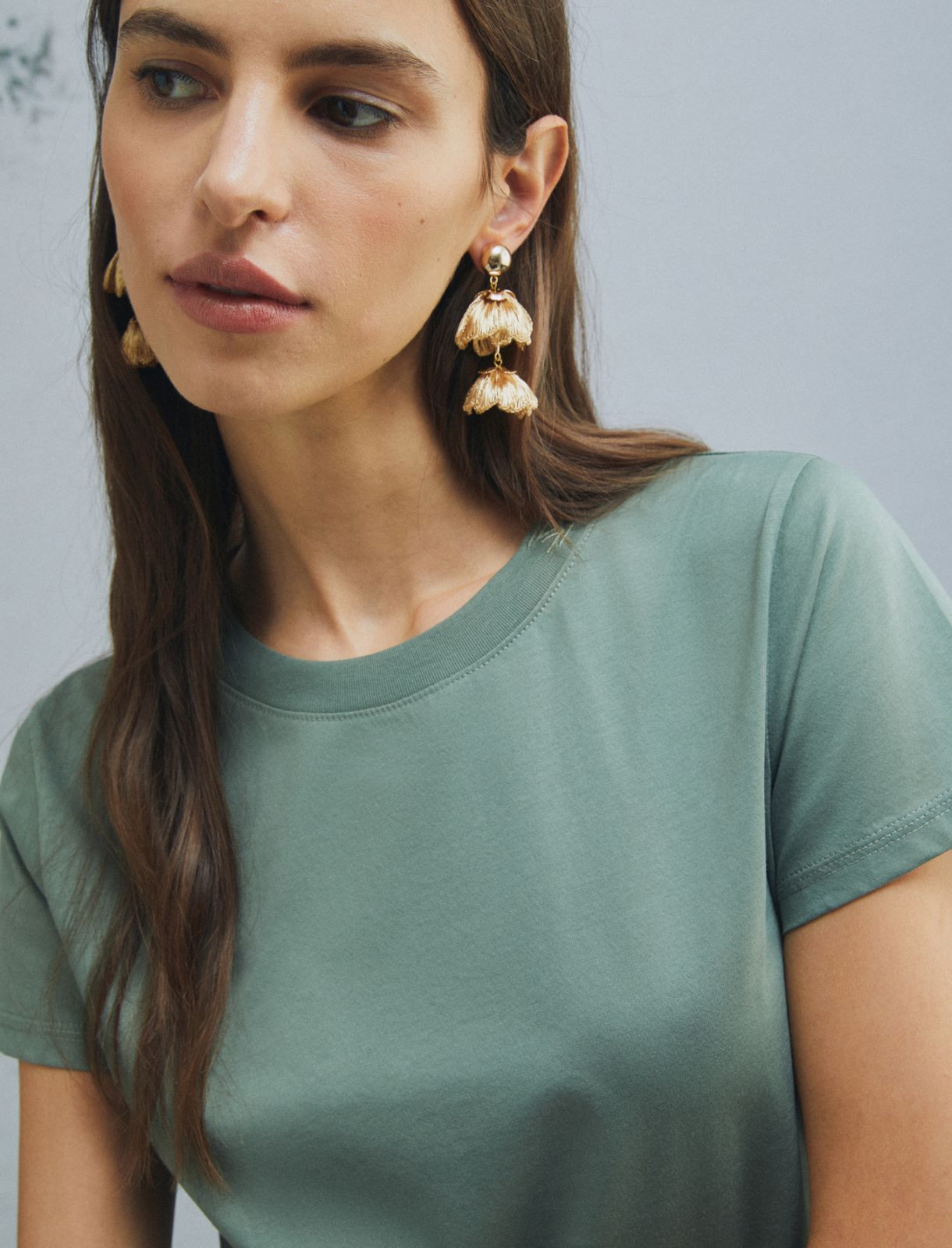 Pure cotton T-shirt - GREEN - Marella - 5