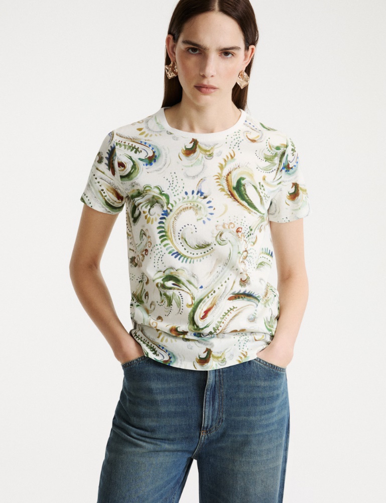Printed jersey T-shirt - Marella