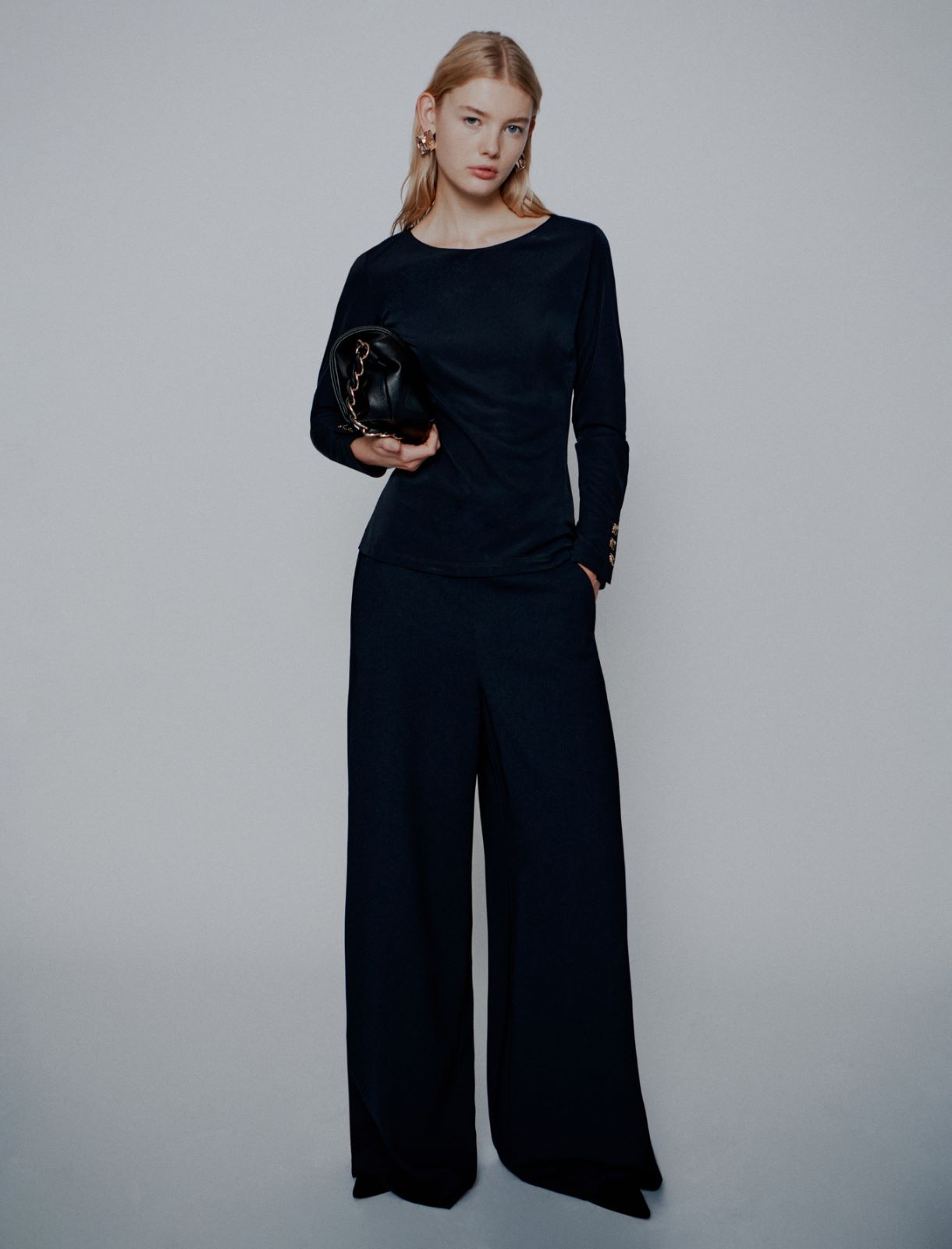 Jersey T-shirt - BLACK - Marella - 2