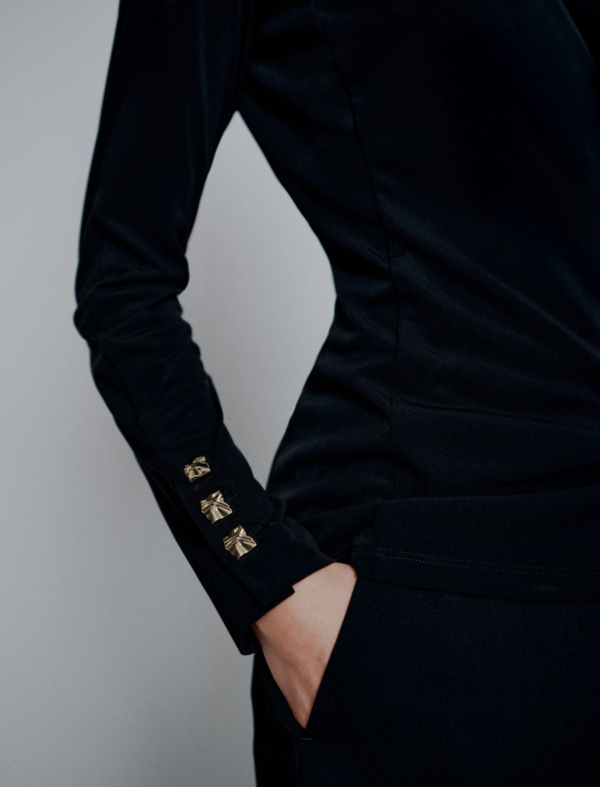 Jersey T-shirt - BLACK - Marella - 5