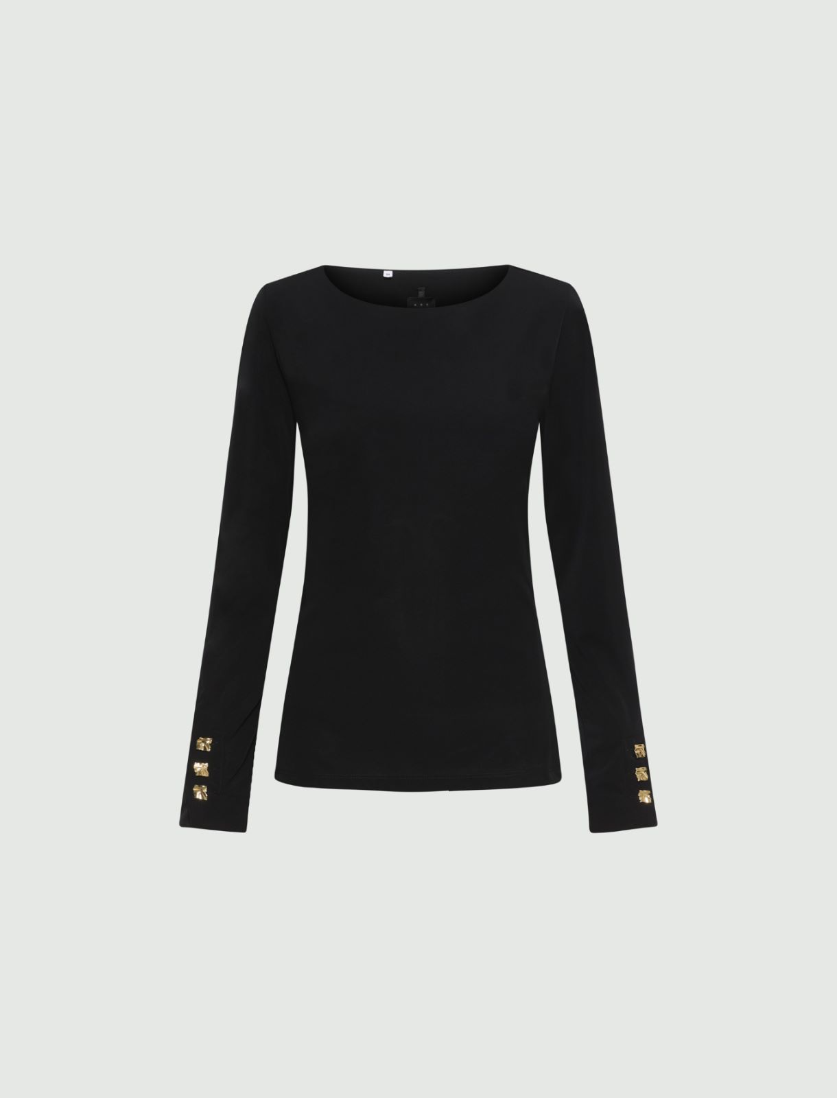 Jersey T-shirt - BLACK - Marella