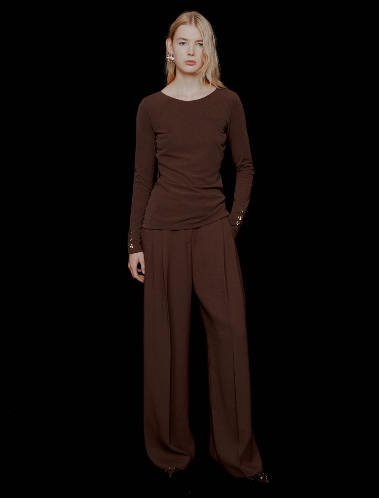 Jersey T-shirt - BROWN - Marella - 2