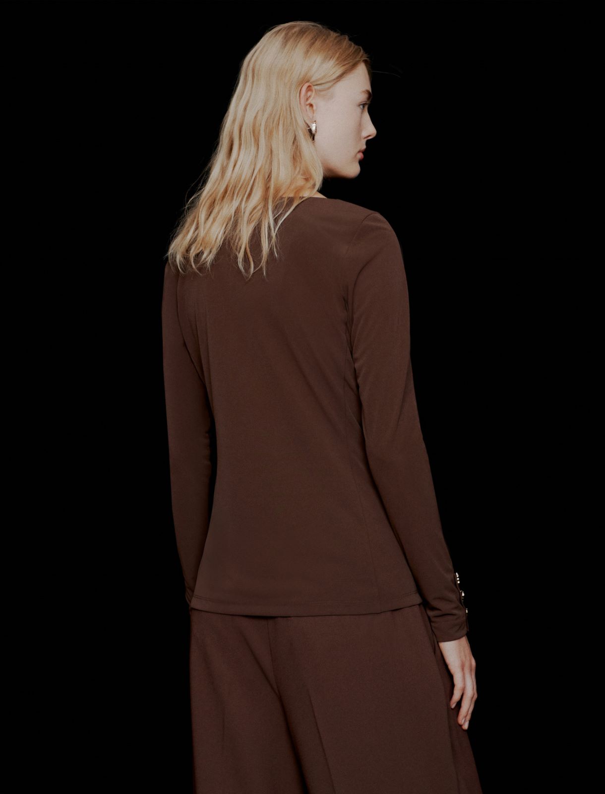 Jersey T-shirt - BROWN - Marella - 3