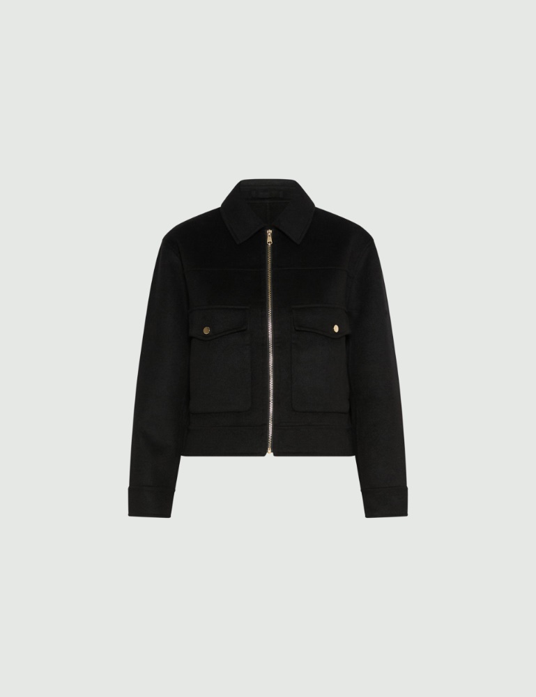 Short double wool-blend jacket - Marella