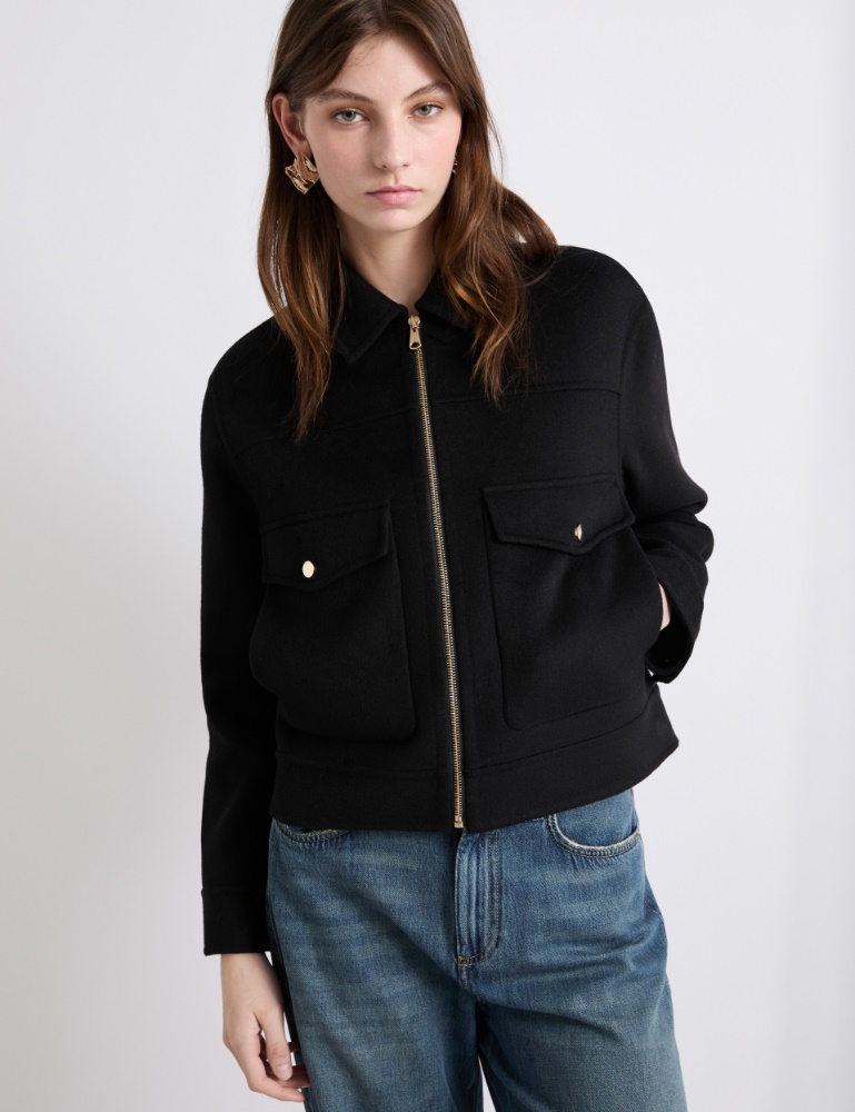 Short double wool-blend jacket - Marella