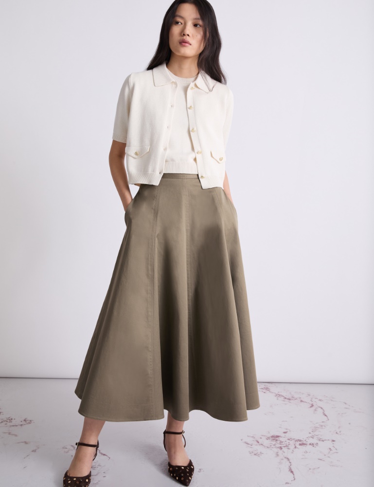 Jupe patineuse midi - Marella