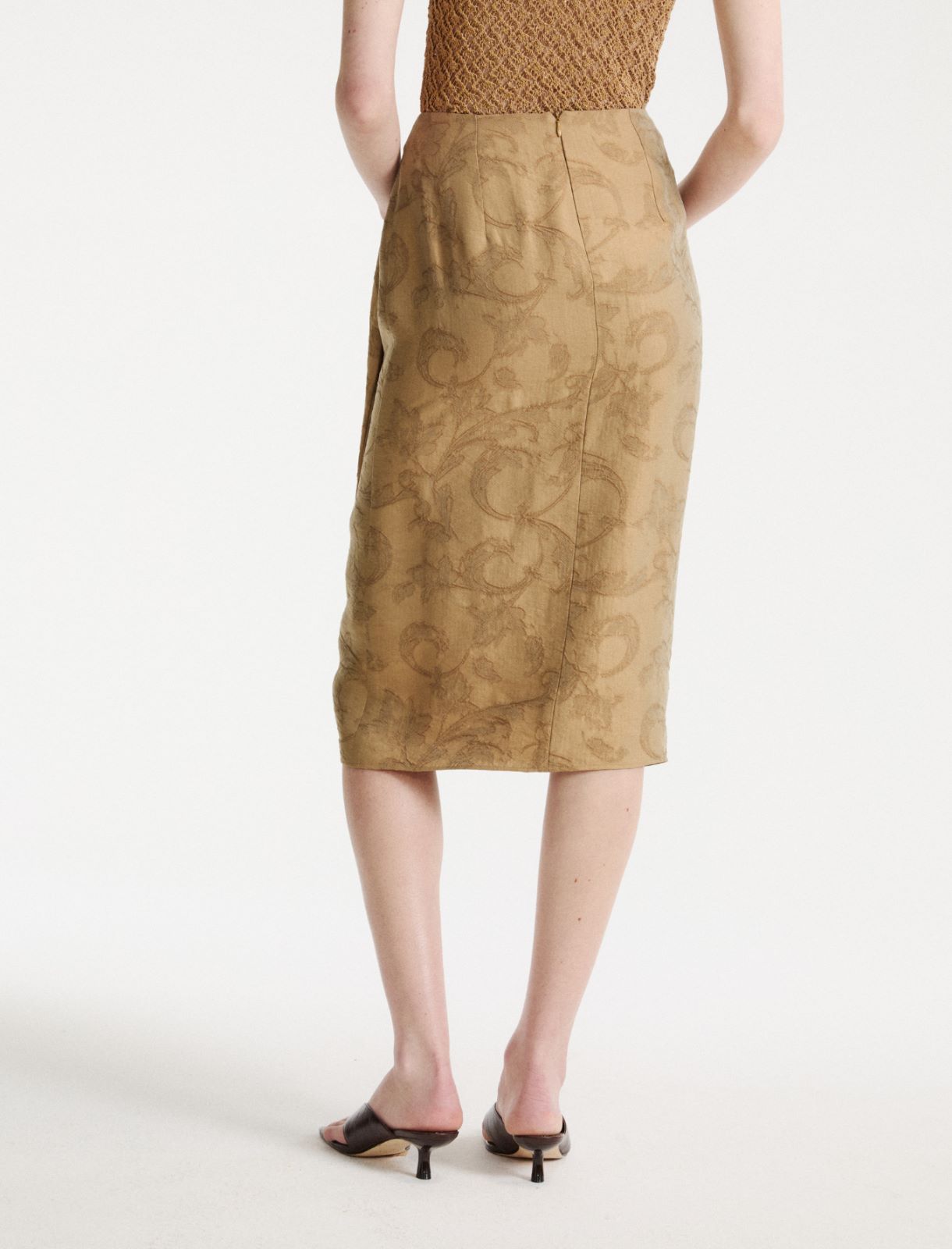 Wrap skirt - BEIGE - Marella - 3