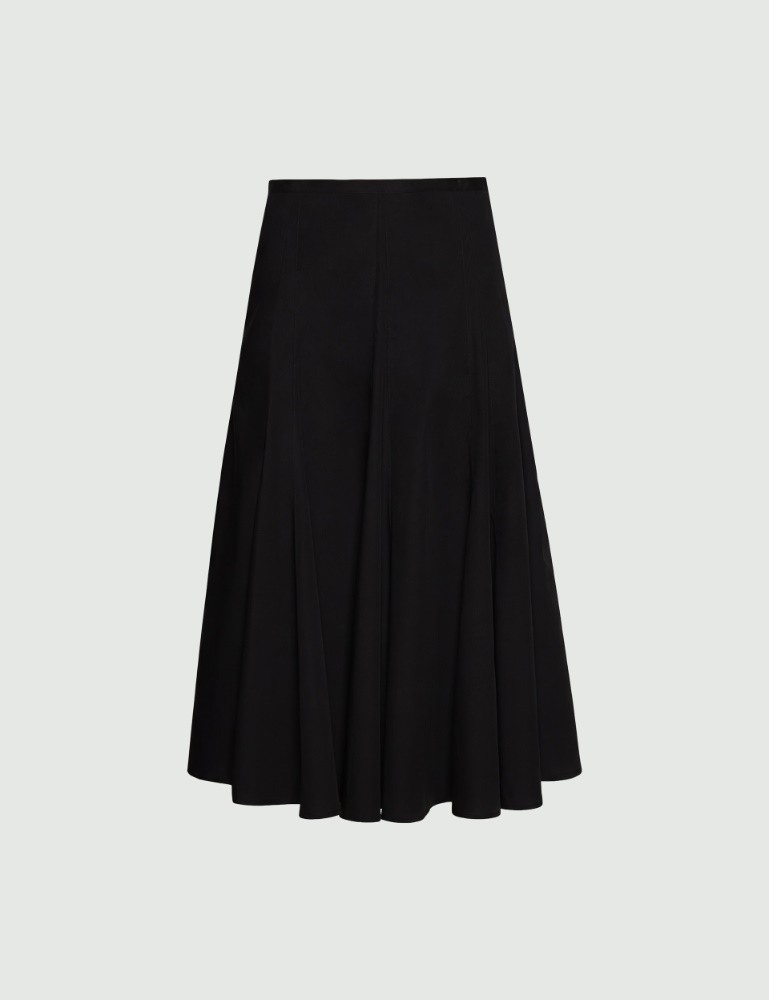 Rozkloszowana popelinowa spódnica - Marella