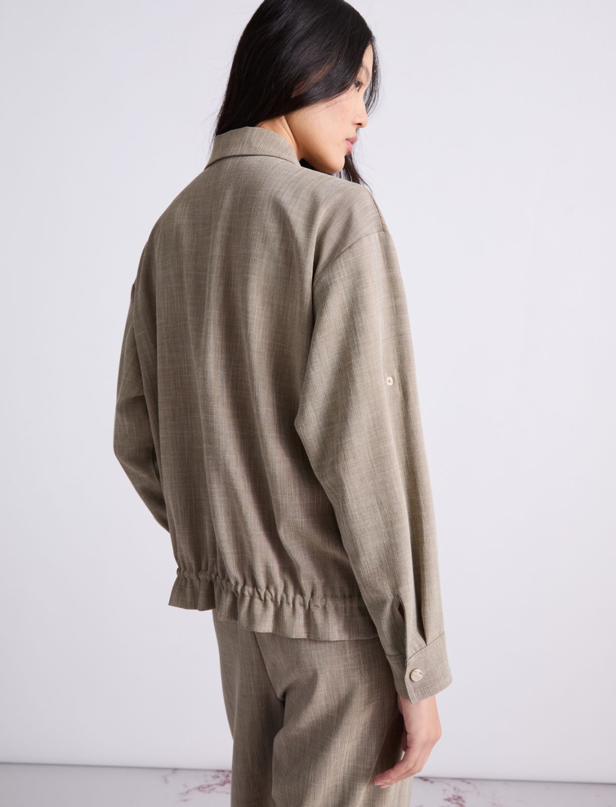 Surchemise fluide - OLIVE - Marella - 3