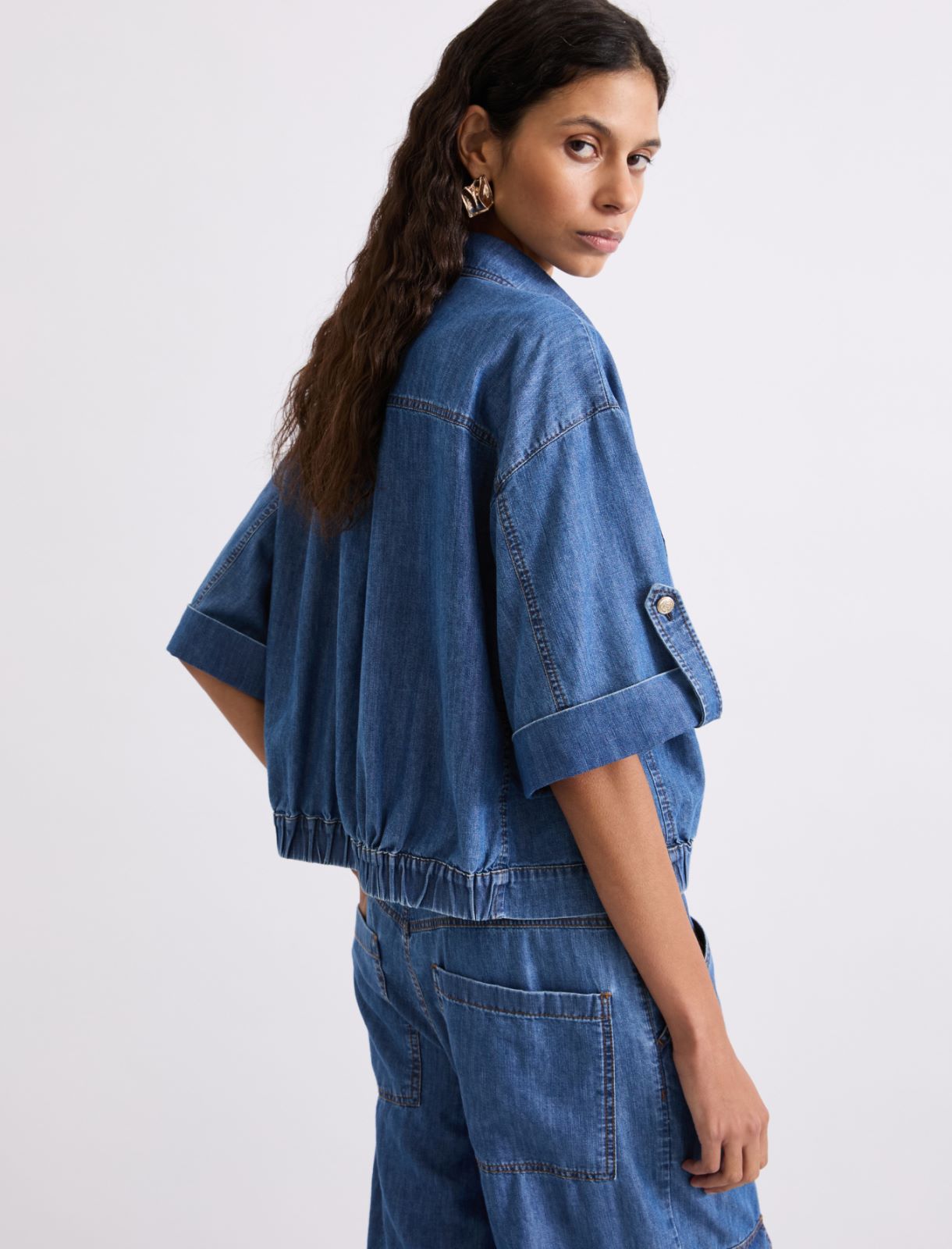 Chemise en denim - BLEU JEANS - Marella - 3