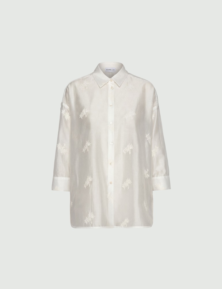Oversized organza shirt - Marella