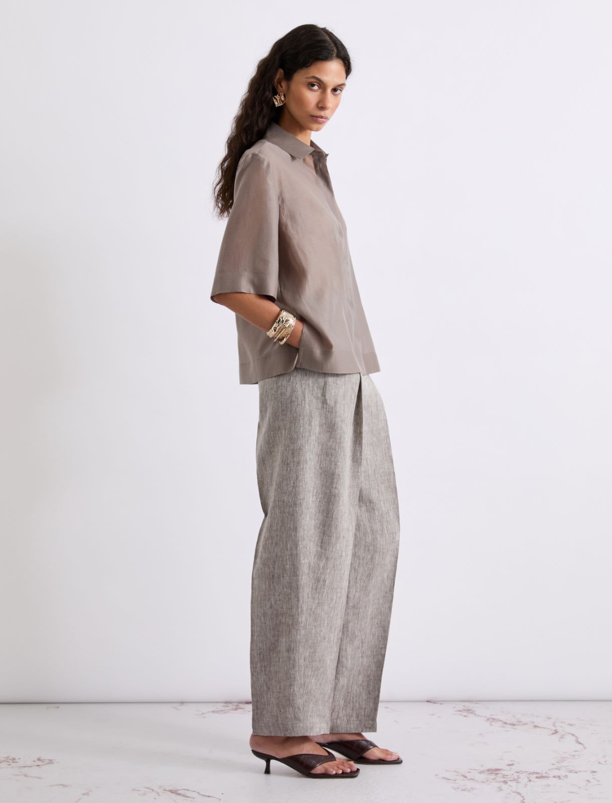 Chemise évasée en organza - PIERRE - Marella - 2