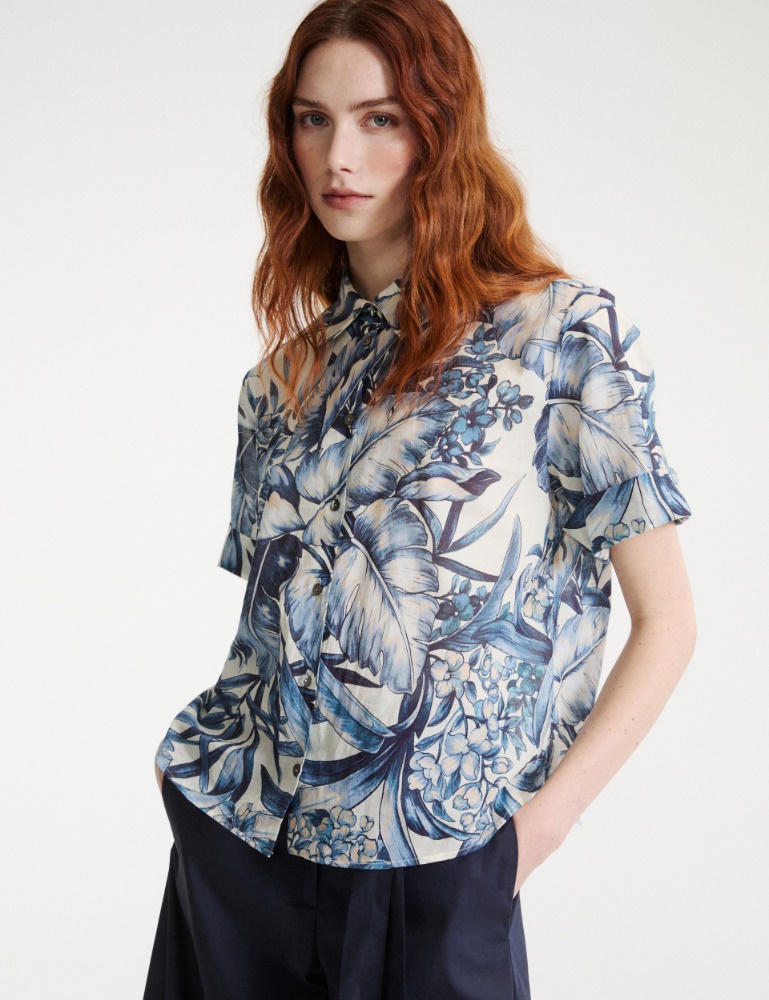 Printed muslin shirt - Marella