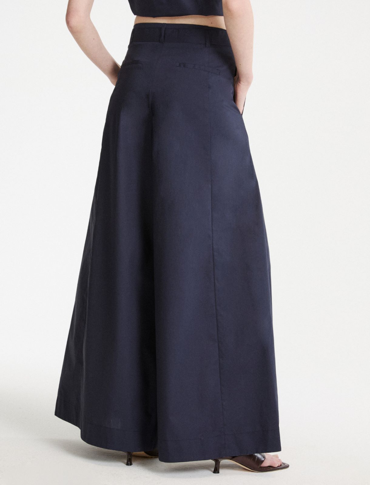 Super wide-leg trousers - NAVY - Marella - 3