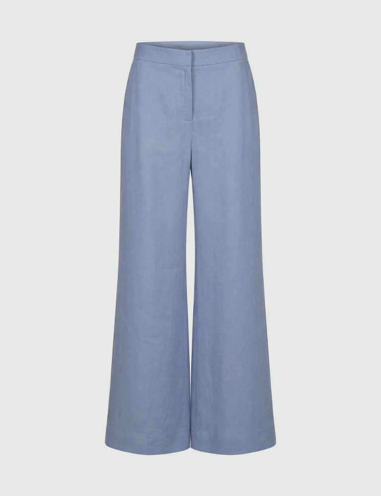 Wide-Leg-Hose aus Leinen - Marella