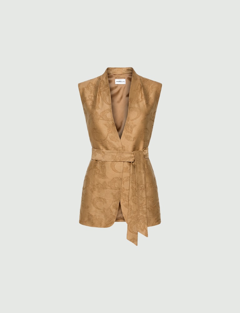 Embroidered sleeveless gilet - Marella