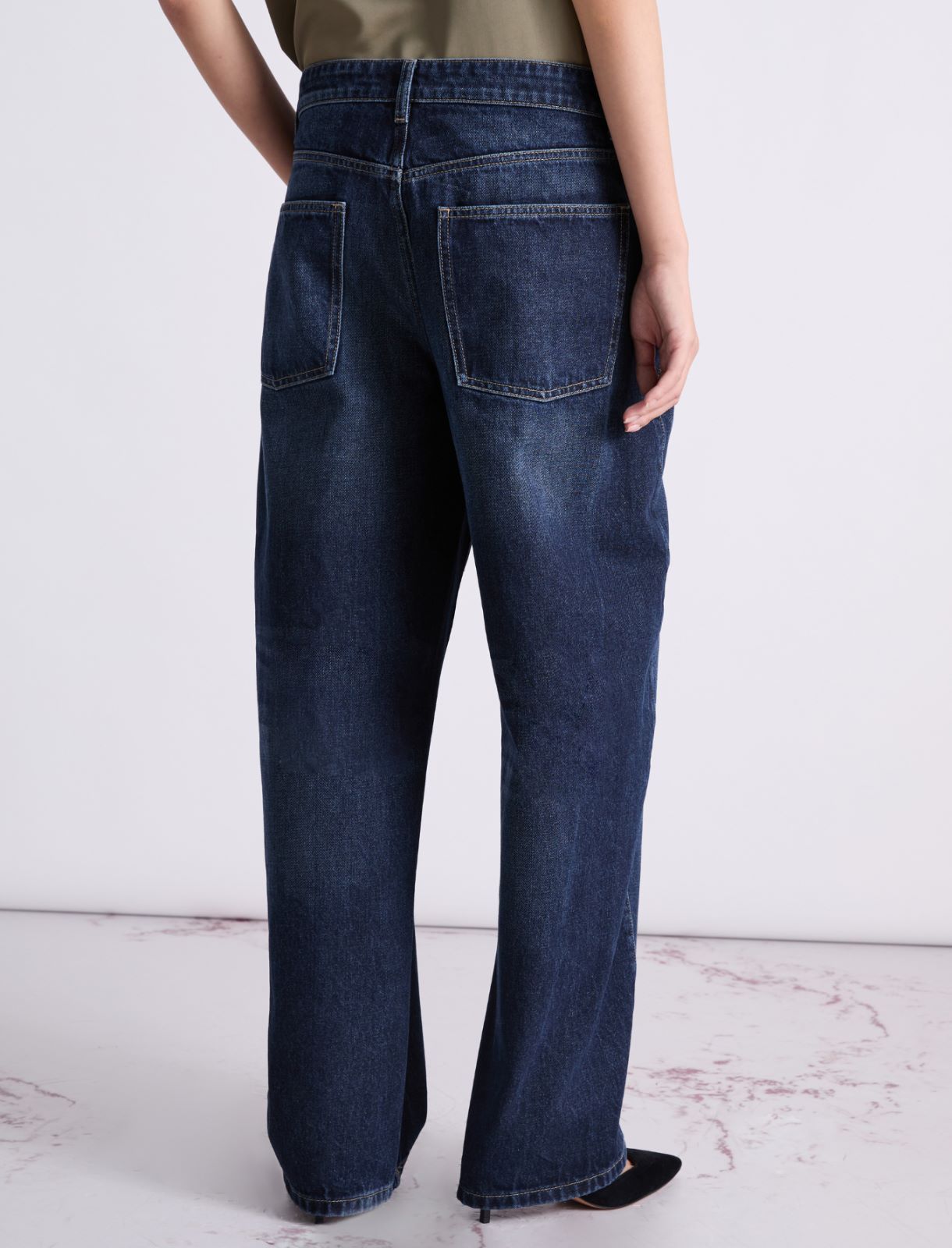 Barrel-Jeans - BLAU - Marella - 3