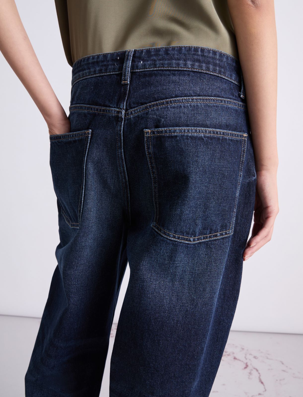 Barrel-Jeans - BLAU - Marella - 6