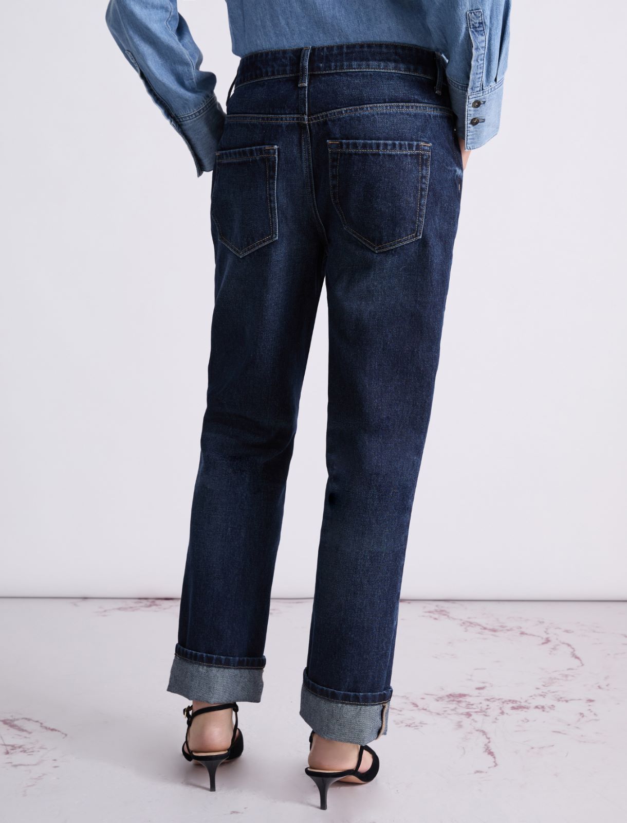 Straight-Fit-Jeans - BLAU - Marella - 3