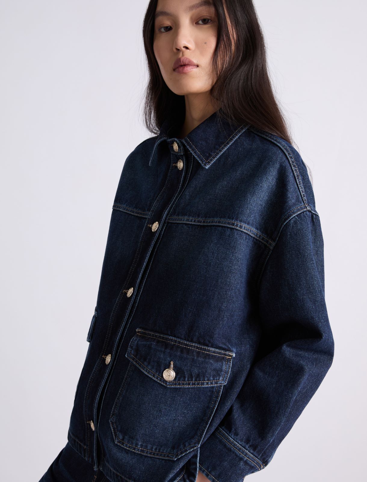 Surchemise en denim - BLEU - Marella - 5