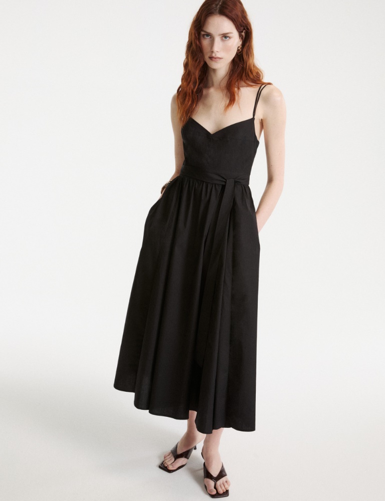 Midikleid aus Popeline - Marella