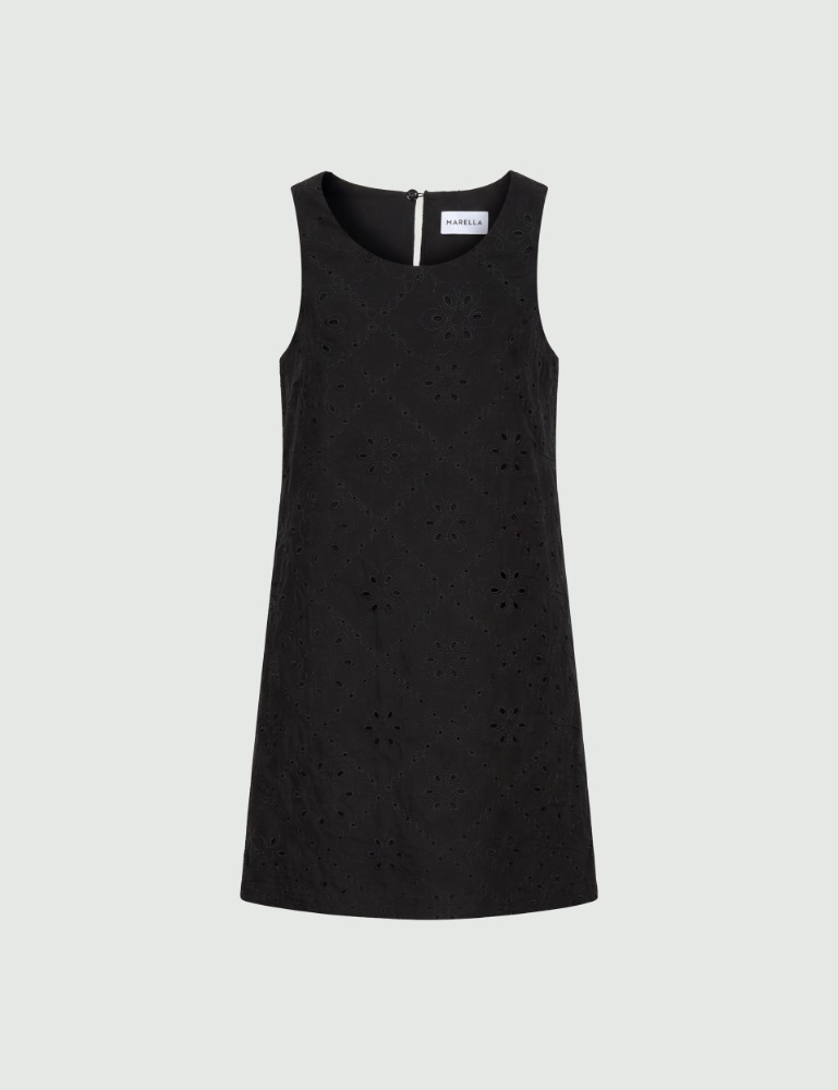 Ausgestelltes Kleid aus Musselin in der Optik von St. Galler Spitze - Marella